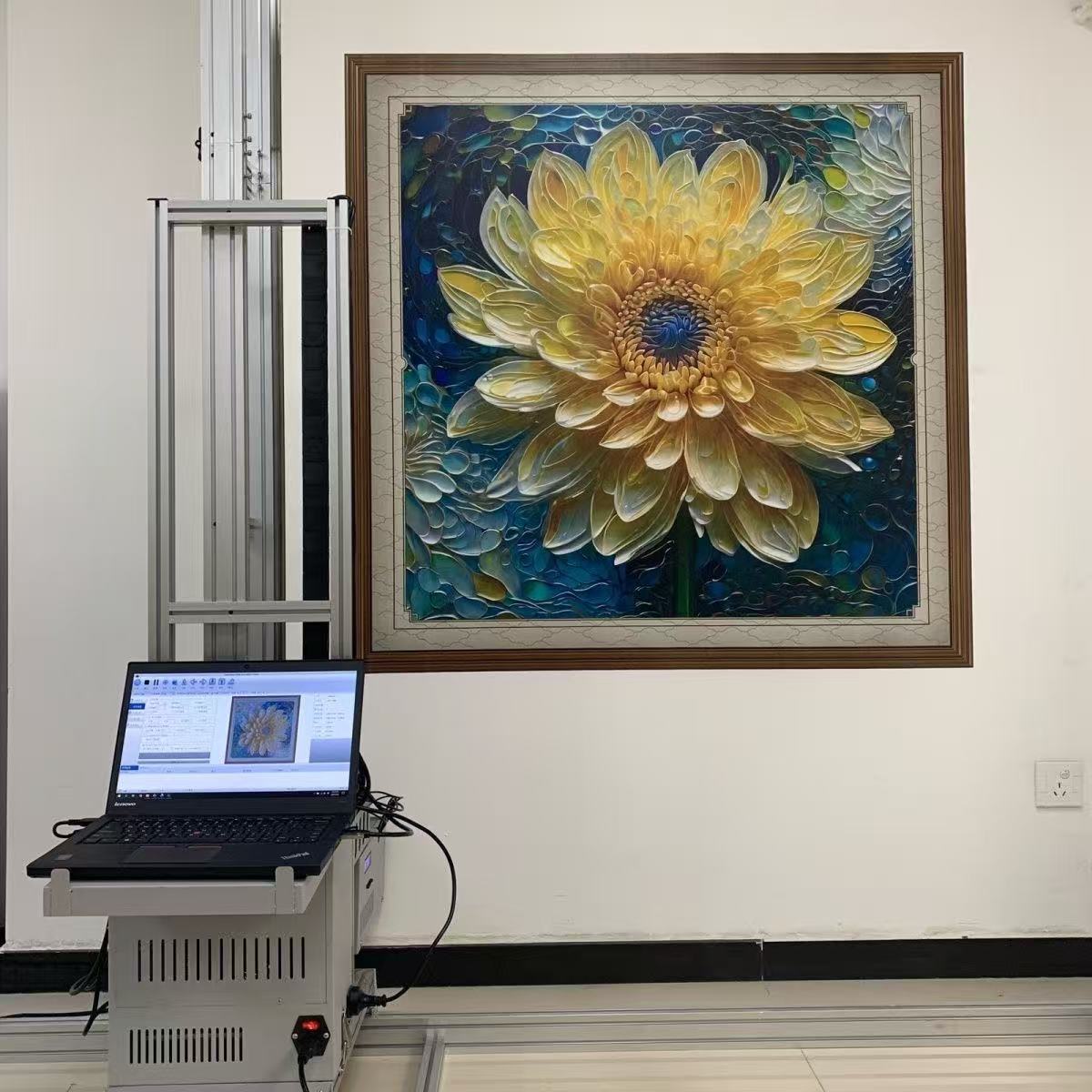 Portable 3D Wall Murals Inkjet Printing Machine