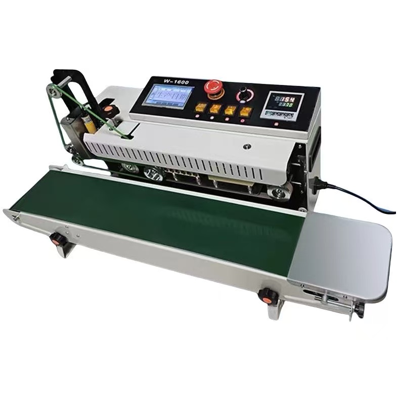Self-Automatic Continuous Plastic Bag Sealing Machine with Date Printer
