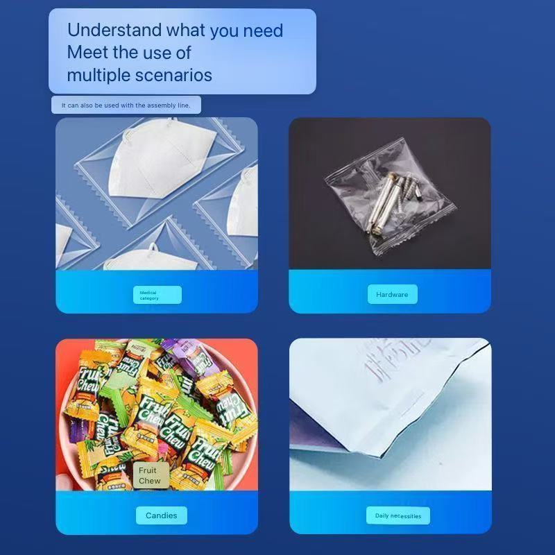 Self-Automatic Continuous Plastic Bag Sealing Machine with Date Printer - Image 5