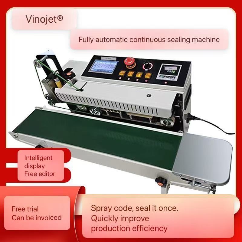 Self-Automatic Continuous Plastic Bag Sealing Machine with Date Printer - Image 4