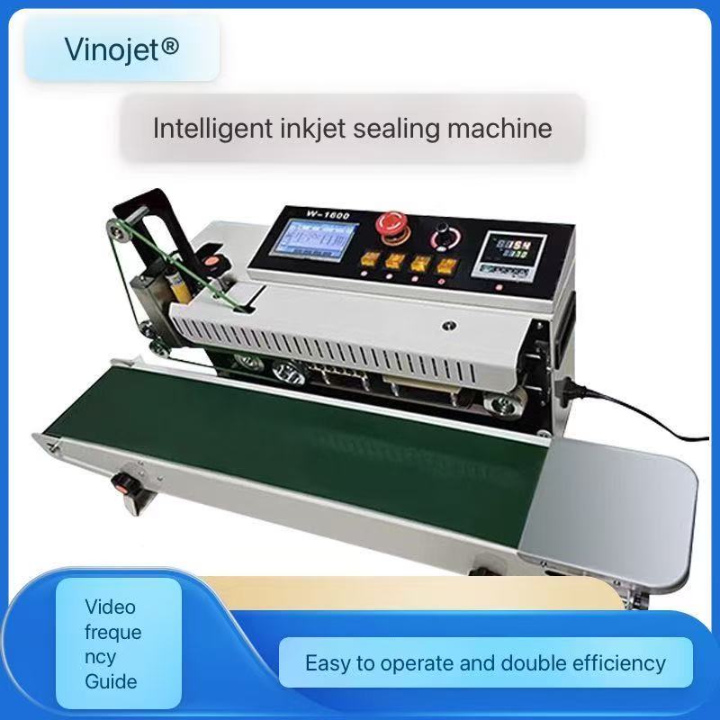 Self-Automatic Continuous Plastic Bag Sealing Machine with Date Printer - Image 2