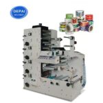 Stack 6 Color Flexographic Printer Price Labels Flexo Label Printing Machine