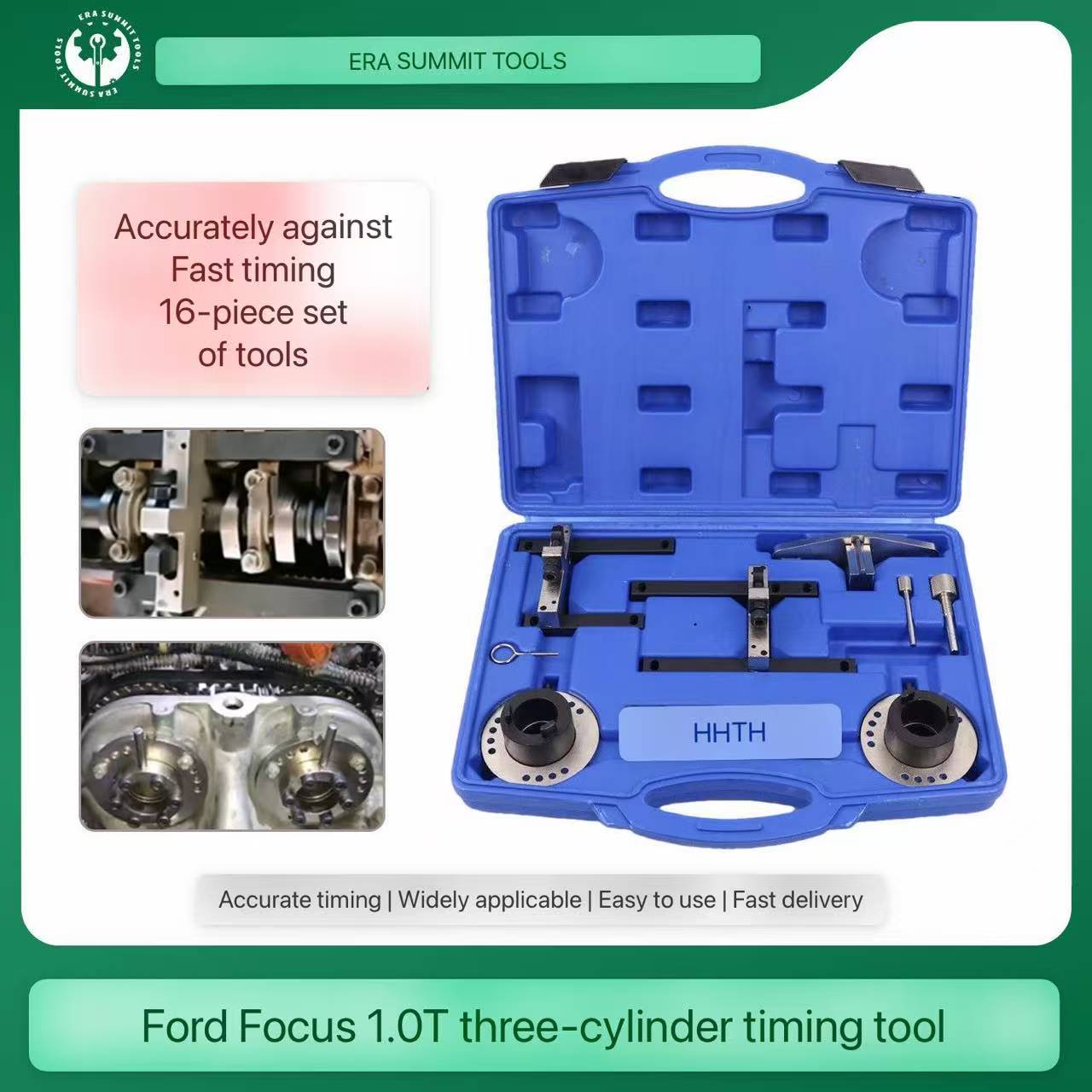 Diesel Engine Chain Twin Camshaft Timing Locking Tool Set - Image 4