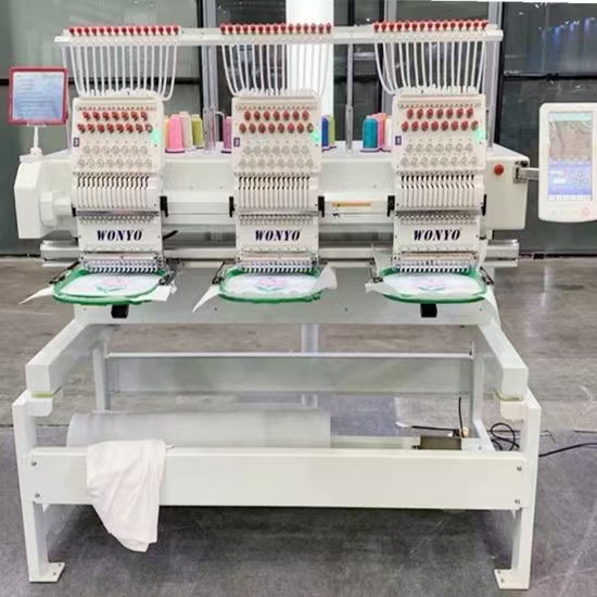 Feiya Industrial Computerized 3 Headed Embroidery Machine - Image 2