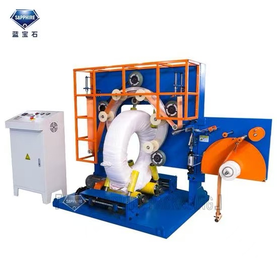 Floor Heating Pipe/Coil/Vertical /Tires Wrapping Packaging Machine - Image 5