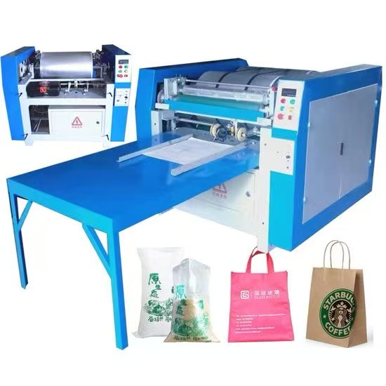 Print Kraft Shopping Paper Bag Flexo Printing Machine