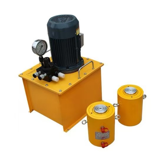 Double Acting High Tonnage Electric ton Hydraulic Jack - Image 5