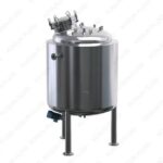 304 316 Ss Inox Stainless Steel Food Grade Double Jacket Heating Cooling Agitator Mixer Mixing Tank