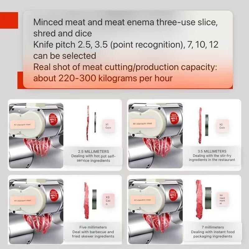 Electric Two-Function Table Type Meat Mincer for Home and Farm - Image 3
