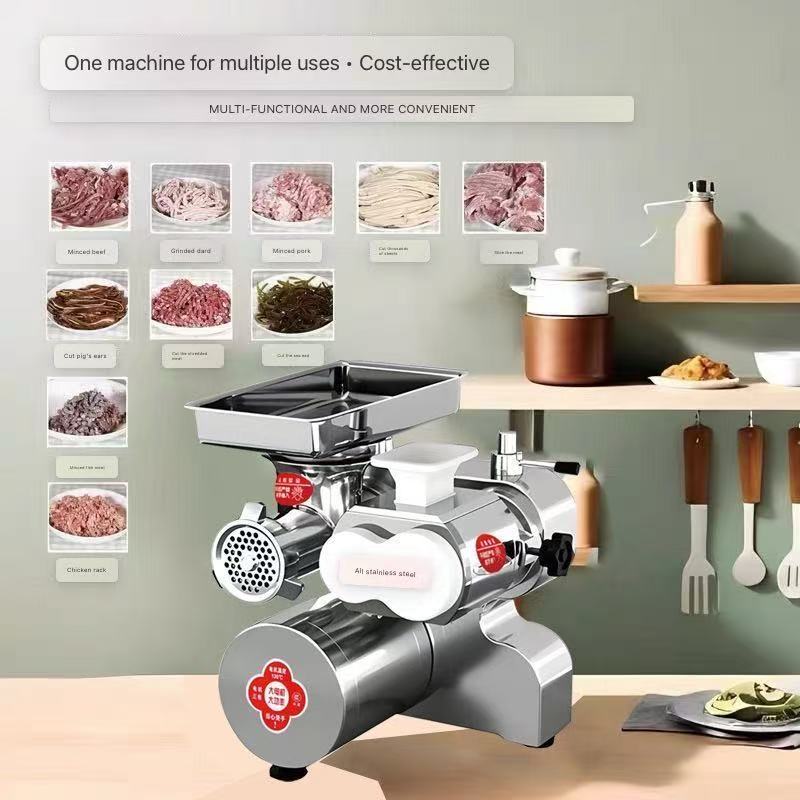 Electric Two-Function Table Type Meat Mincer for Home and Farm - Image 4