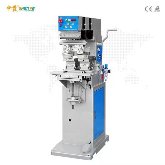 Manual Pad Printing Machine One Color Two Head