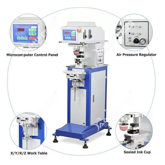 Pad Printer for Toys Ink Cup Pad Printing Machine 1 Color
