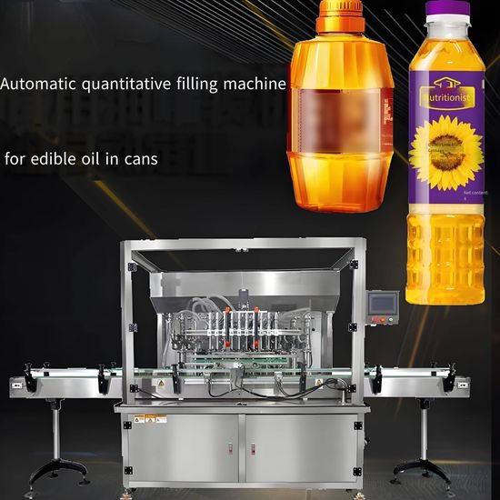 Microcomputer-Controlled Automatic Liquid Filling Machines Are Used in The Bottle Food and Beverage Industry