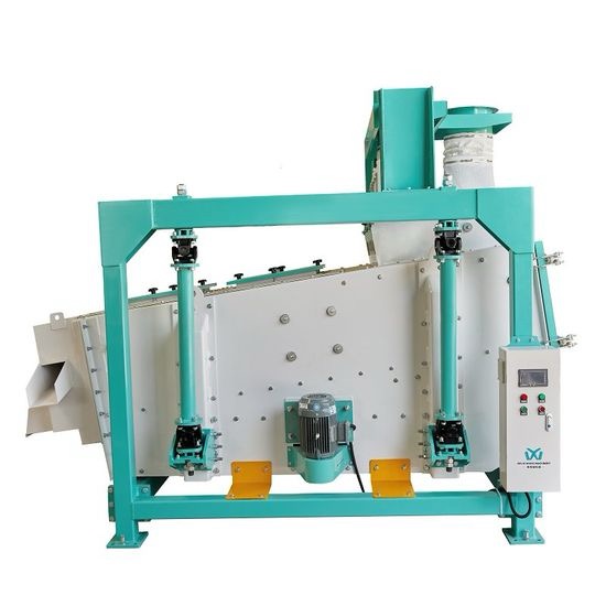 80 Tons Wheat Cleaning Sieve Rotary Vibrating Sieve Beans Processing Machine - Image 2