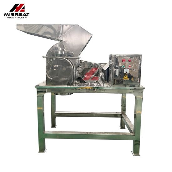 Industrial Stainless Steel Arabic Gum Grinding Milling Machine Coarse Crusher