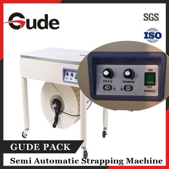 Semi Automatic Plastic Case Carton Box PP Belt Strapping Machine Packing Strapping Machine - Image 5