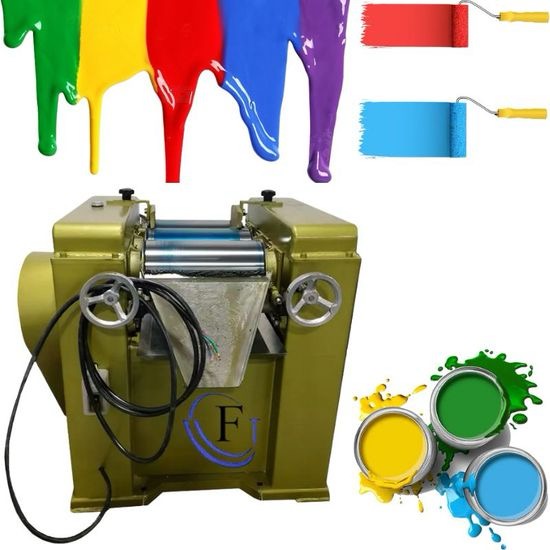 Three Roll Mill Soap Triple Roll Mill Ink Oil Paint Making Machine Pigment Paste Grinding Machine