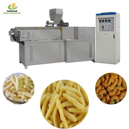 Automatic Small Commercial Multi-Function Puff Snack Food Extruder Puffed Cheese Balls Curls Corn Puff Snacks Production Line Corn Snack Making Machine - Image 3