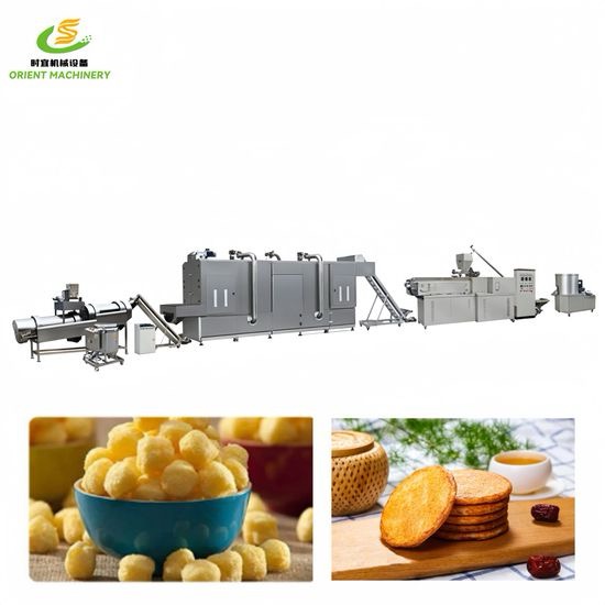 Automatic Small Commercial Multi-Function Puff Snack Food Extruder Puffed Cheese Balls Curls Corn Puff Snacks Production Line Corn Snack Making Machine