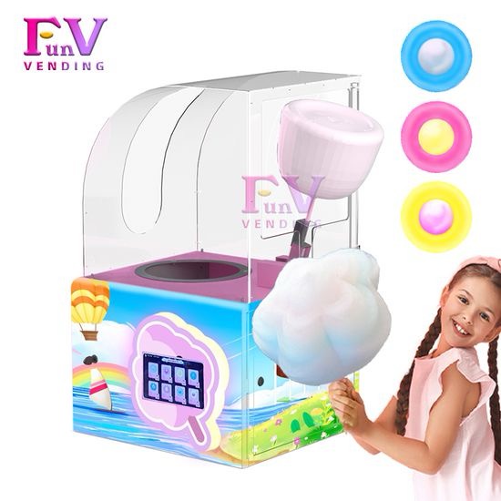 Commercial Convenient Mini Semi Automatic Flower Cottor Candy Machine