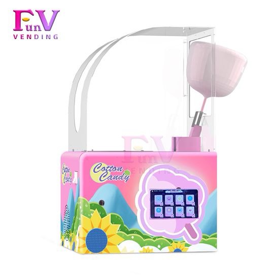 Commercial Convenient Mini Semi Automatic Flower Cottor Candy Machine - Image 2