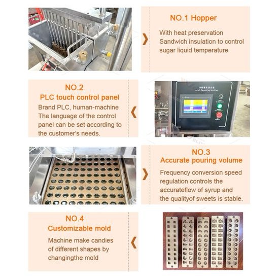 Hard Candy Lollipop Equipment Make Machine - Image 2