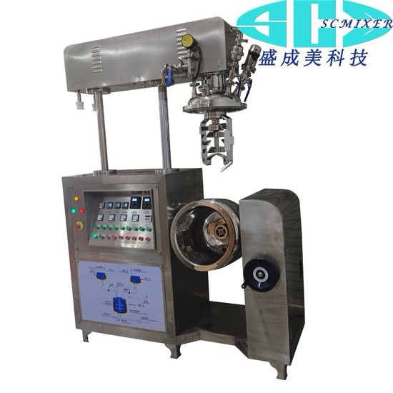 Ointment Lotion Cream Mayonnaise Petroleum Jelly Making Machine Lifting Cosmetic Mixer Vacuum Homogenizer Emulsifier - Image 4