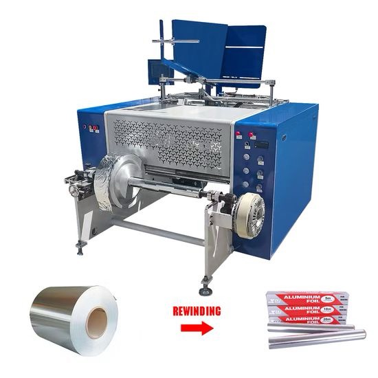 Fully Automatic Aluminum Foil Rewinding Machine