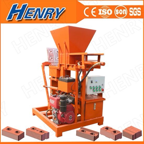 50 Tons Small Fully Automatic Hydraulic Compressed Earth Soil Interlocking Block Brick Molding / Making Machine