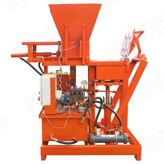 50 Tons Small Fully Automatic Hydraulic Compressed Earth Soil Interlocking Block Brick Molding / Making Machine - Image 2