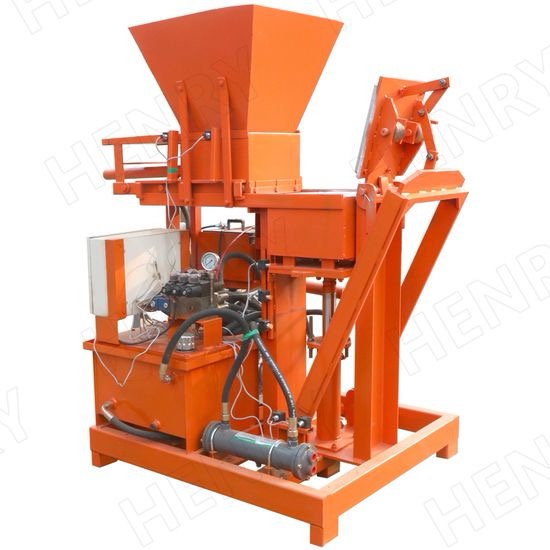 50 Tons Small Fully Automatic Hydraulic Compressed Earth Soil Interlocking Block Brick Molding / Making Machine - Image 6