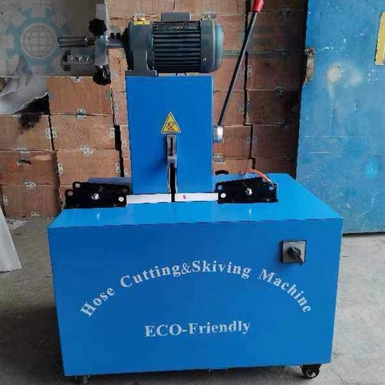 CE 1/4-2inch 4sp Layers Hydraulic Hose Skiving Machine Hose Cutting Machine - Image 4