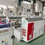 WPC Wall Panel Machine Extruder Line with Lamination and Stamping Machine / PVC Marble Sheet Making Machine / PE Decking Wall Panels Outdoor Profile Machine