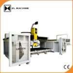 Italian System 5 Axis CNC Bridge Saw Automatic Marble Granite Quartz Slab Milling Machinery Kitchen Sink Countertop Making Stone Cutting Machine