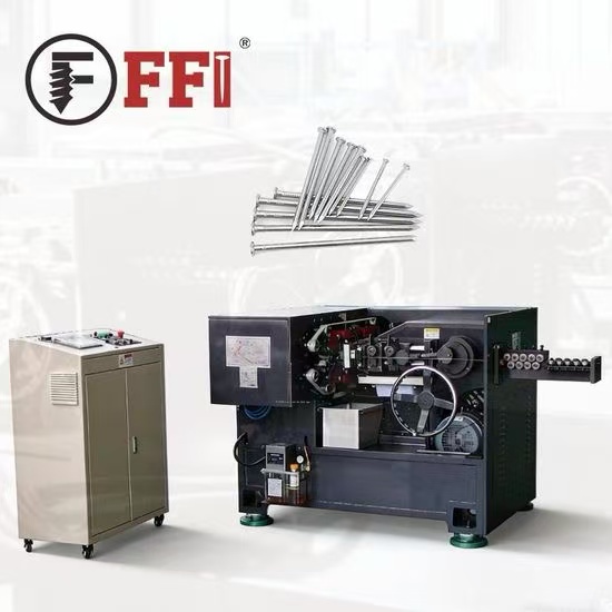 High Speed Steel Nail Making Machine Automatic Steel Nail 45-90mm Ffi-Zdj-X90 Pallet Nail Maker