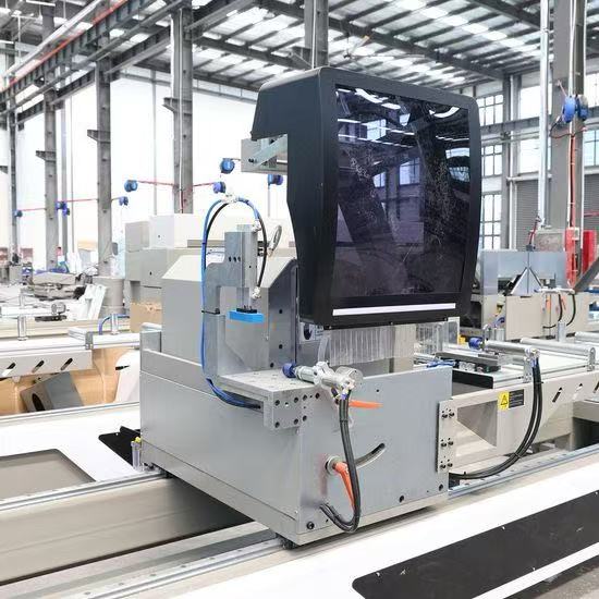Aluminum PVC CNC Double Head Cutting Saw Window Door Making Machine 45 and 90 Degree Cutting Machine - Image 4