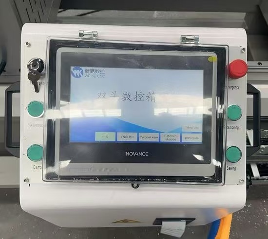 Aluminum PVC CNC Double Head Cutting Saw Window Door Making Machine 45 and 90 Degree Cutting Machine - Image 5