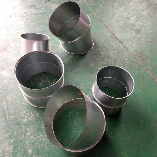 Round Circle Air Duct Round Tube Elbow Making Machine, Elbow Shrimp Bend Machine - Image 6