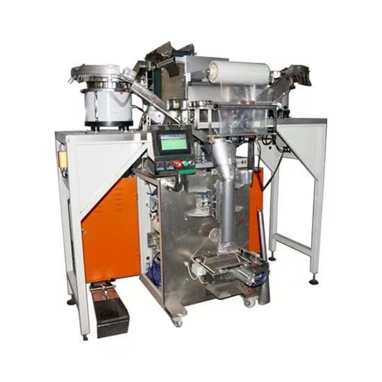 High Speed Quality Wrapping Nail Making Nuts Packaging Bolt Screw Packing Machine