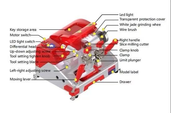 Specialist Horizontal Milling Key Machine Used in Padlock/ Mortice/ Ford Keys - Image 2
