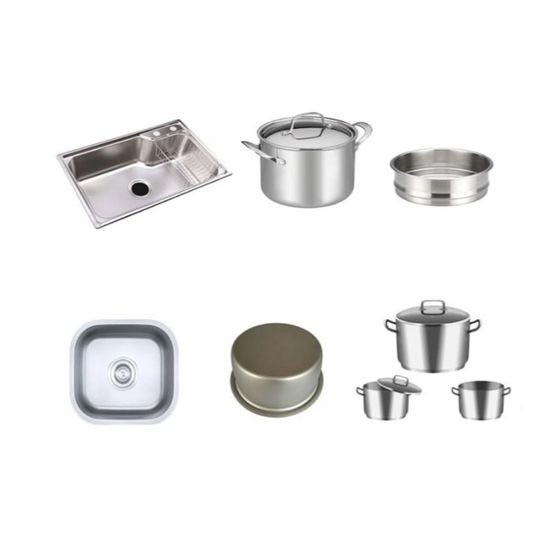 Stainless Steel Aluminum Pan Metal Cookware Cooking Hot Pot Making Machine - Image 5