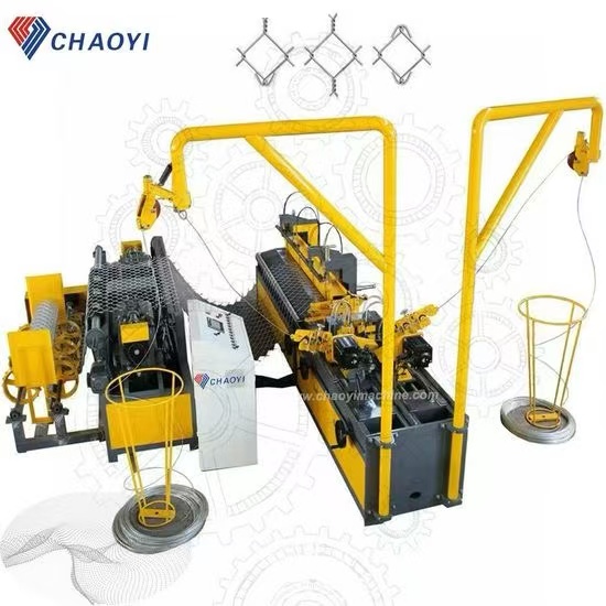 New Style High Speed Double Wire Mesh Cable Chain Link Fence Making Machine