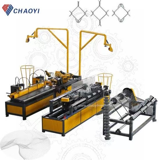 New Style High Speed Double Wire Mesh Cable Chain Link Fence Making Machine - Image 2