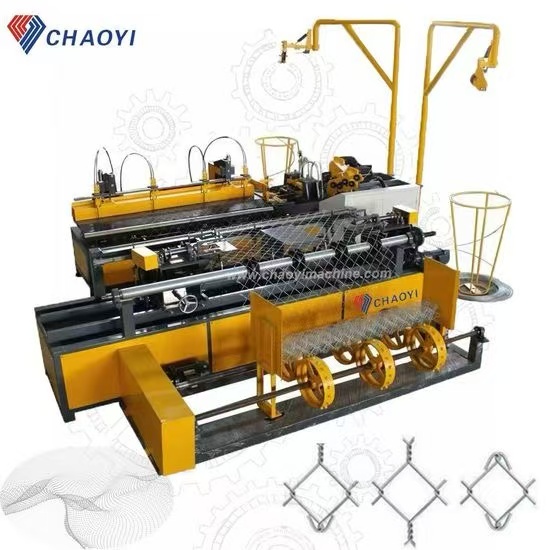 New Style High Speed Double Wire Mesh Cable Chain Link Fence Making Machine - Image 3
