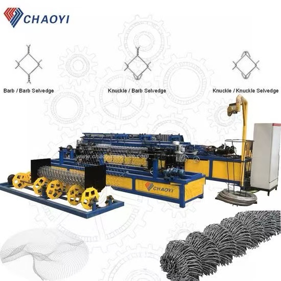 New Style High Speed Double Wire Mesh Cable Chain Link Fence Making Machine - Image 6