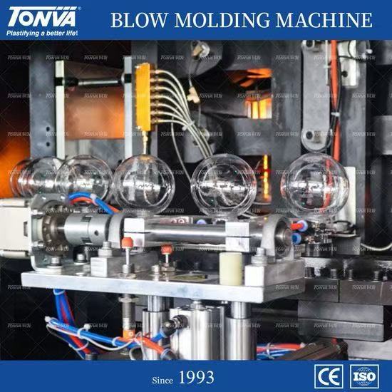 2 Cavity Pet Plastic Candy Jar Bottle Stretch Blowing Making Machine - Image 2