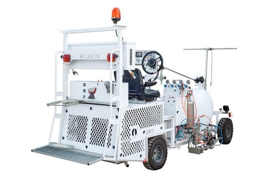 Hw-Driving Type Flat Line Cold Plastic-Spotline Painting Two-Component Road Marking Vehicles Machine - Image 2