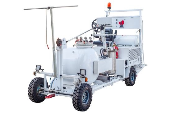 Hw-Driving Type Flat Line Cold Plastic-Spotline Painting Two-Component Road Marking Vehicles Machine - Image 6