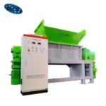 Film Shredder for Wide Plastic Waste Recycling Twin Shaft Shredder