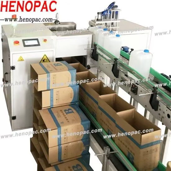 Drop Type Case Packer for Jugs/Plastic Bottles